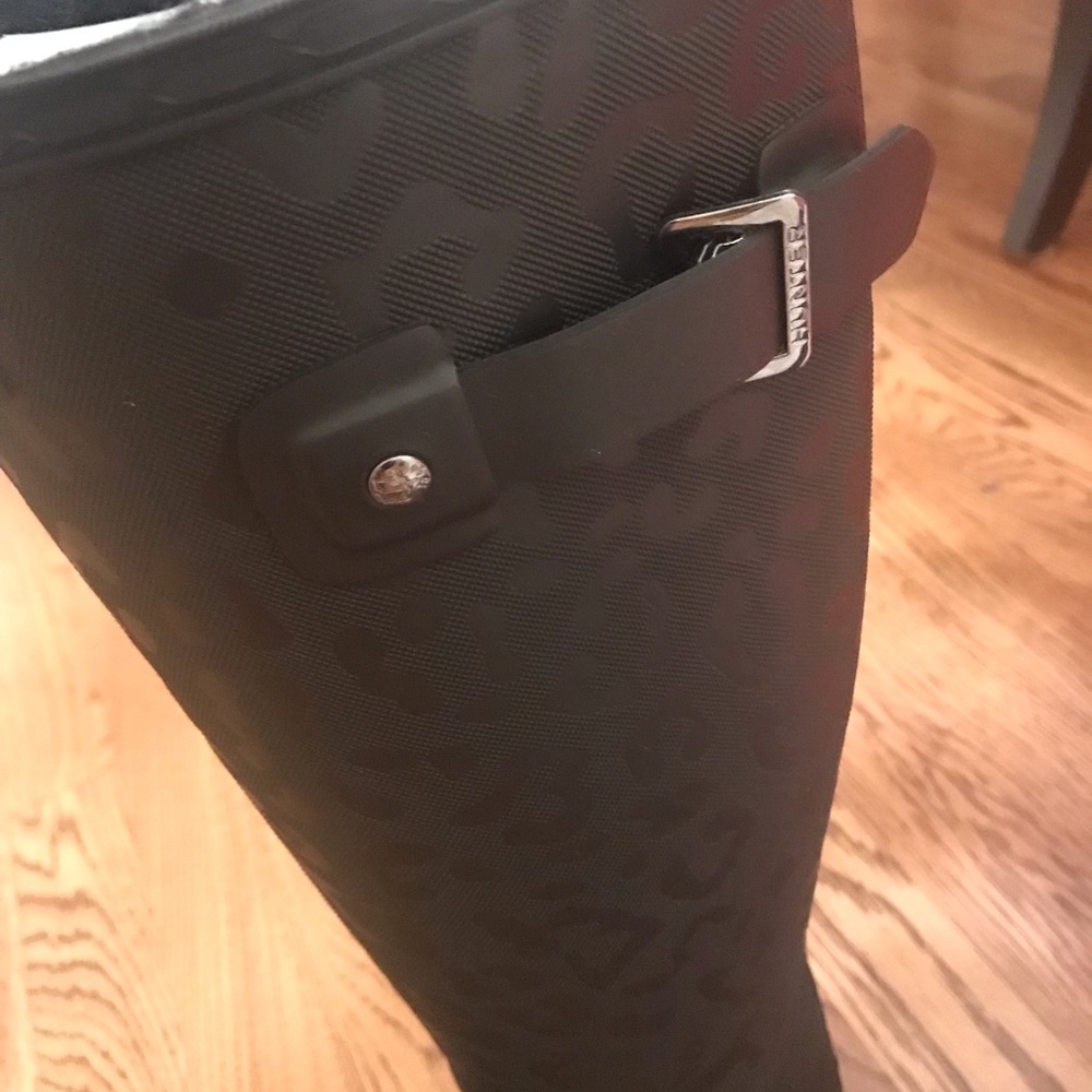 Hunter Boots Rain Boots Black